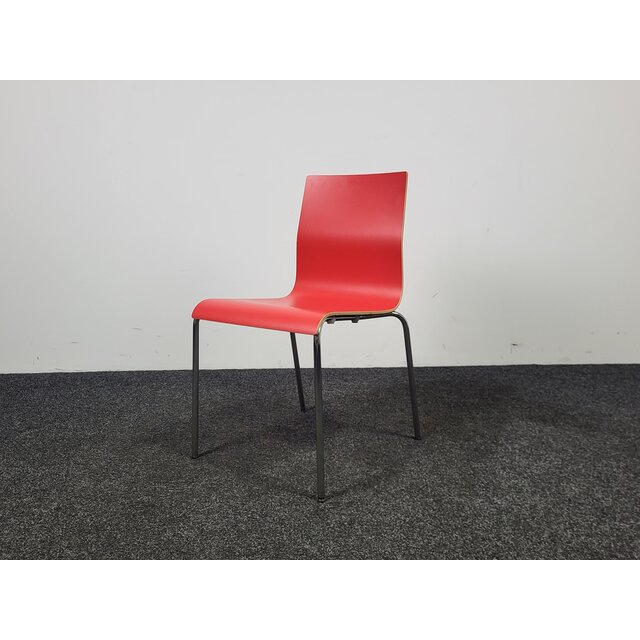 Casala Noa Stoel - Rode Houten Zitting Casala Noa Stoel - Rode Houten Zitting