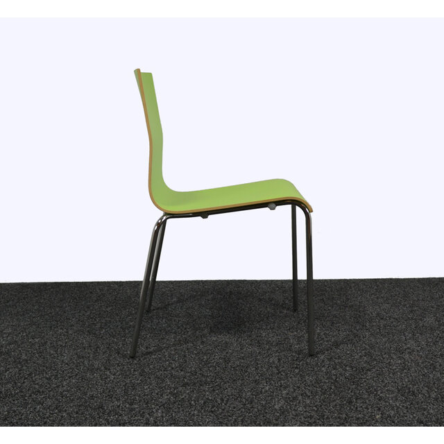 Casala Noa Stoel - Groene Houten Zitting