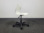 Bureaustoel Wave - Witte Kunststof Zitting Bureaustoel Wave - Witte Kunststof Zitting