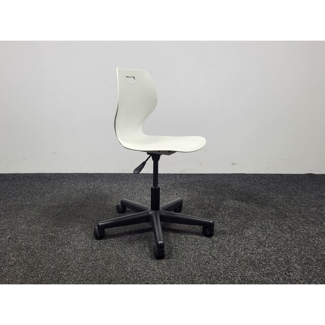 Bureaustoel Wave - Witte Kunststof Zitting Bureaustoel Wave - Witte Kunststof Zitting