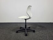 Bureaustoel Wave - Witte Kunststof Zitting Bureaustoel Wave - Witte Kunststof Zitting