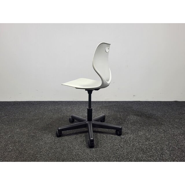 Bureaustoel Wave - Witte Kunststof Zitting Bureaustoel Wave - Witte Kunststof Zitting