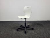 Bureaustoel Wave - Witte Kunststof Zitting Bureaustoel Wave - Witte Kunststof Zitting