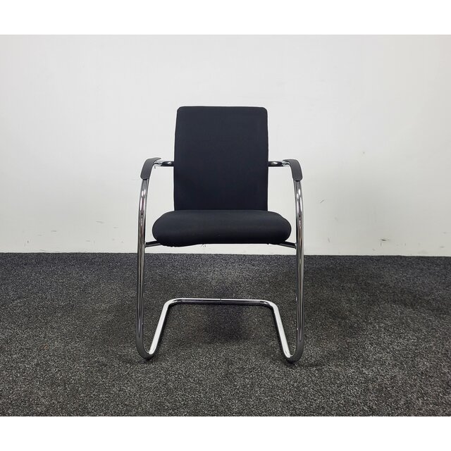 Zwart Slede Vergaderstoel