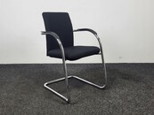 Zwart Slede Vergaderstoel