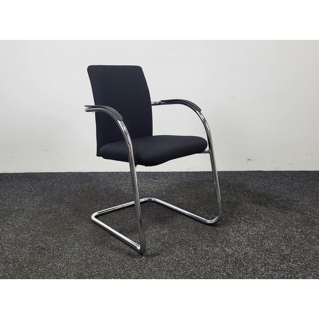 Zwart Slede Vergaderstoel