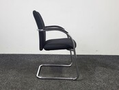 Zwart Slede Vergaderstoel