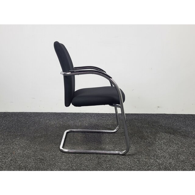 Zwart Slede Vergaderstoel