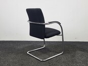 Zwart Slede Vergaderstoel