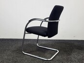 Zwart Slede Vergaderstoel