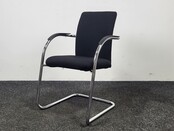 Zwart Slede Vergaderstoel