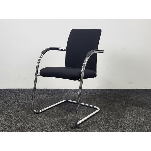 Zwart Slede Vergaderstoel