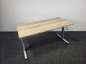 Bureau Slinger Verstelbaar - Grijs onderstel | 160 x 80 cm