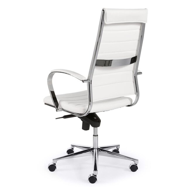 Directiestoel Boss Wit PU