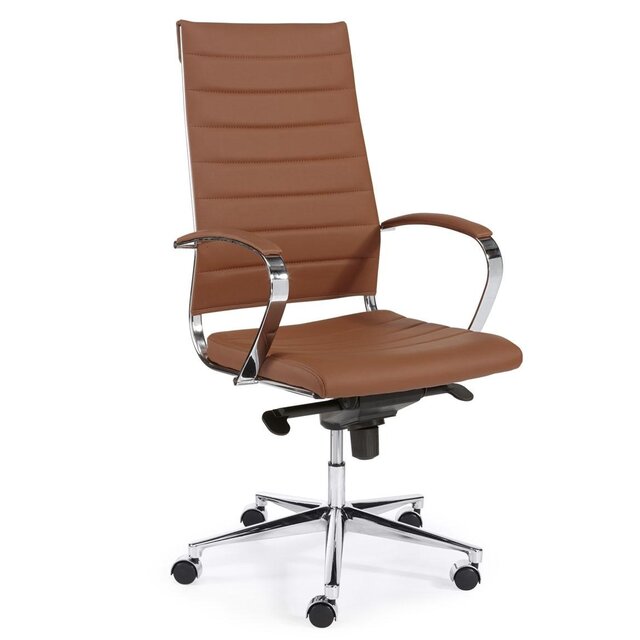 Directiestoel Boss Bruin PU Directiestoel Boss Bruin PU