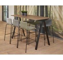 Bartafel  V-Leg Recht | Diverse Afmetingen