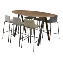 Bartafel V-Leg Ovaal | 220 x 110 cm