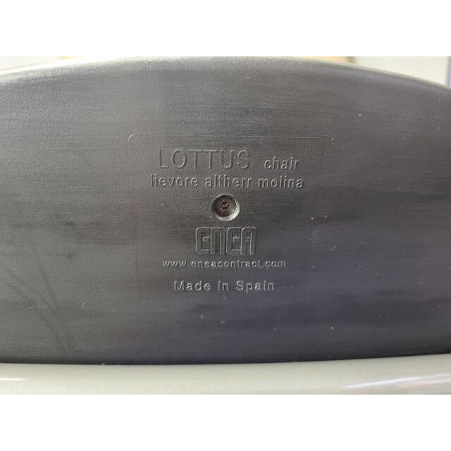 Enea Lottus Bureaustoel - Zwarte Kunststof Zitting