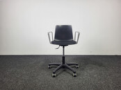 Enea Lottus Bureaustoel - Zwarte Kunststof Zitting