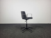 Enea Lottus Bureaustoel - Zwarte Kunststof Zitting