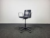 Enea Lottus Bureaustoel - Zwarte Kunststof Zitting