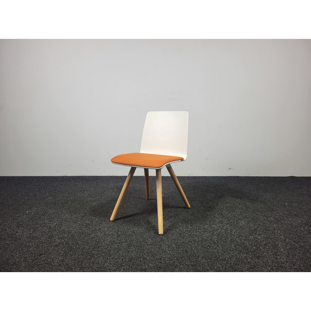 Vepa Pit HF Stoel - Wit / Oranje