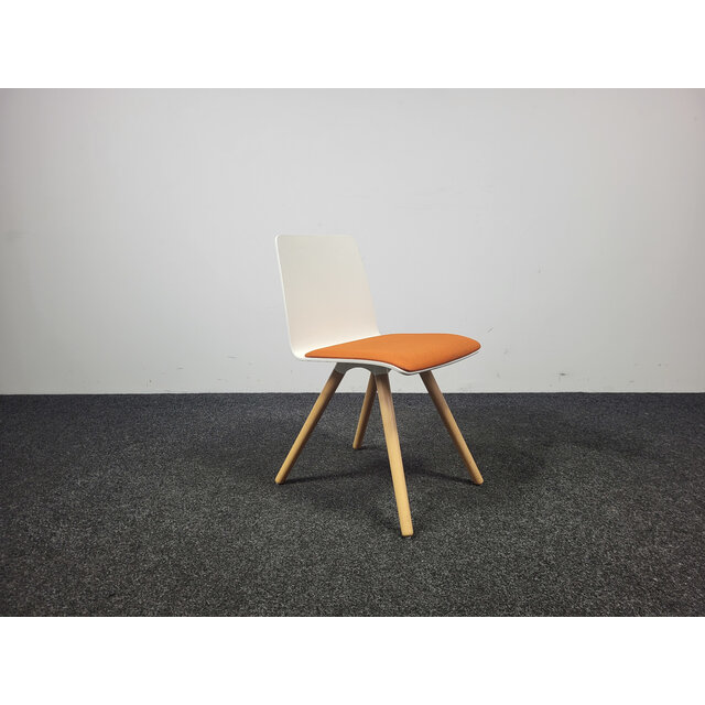 Vepa Pit HF Stoel - Wit / Oranje