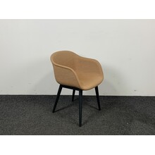 Design Kuipstoel - Bruin Gestoffeerd