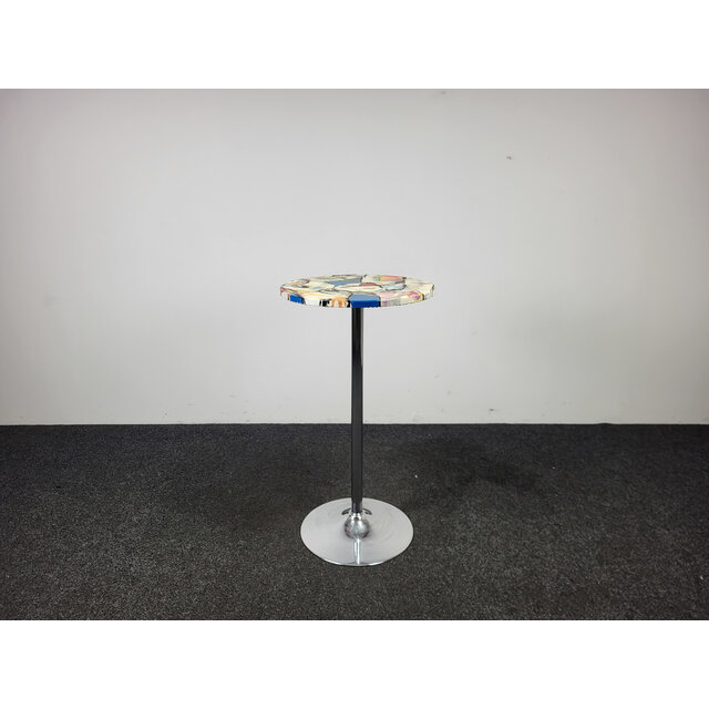 Statafel met Kleurrijk Kunstdesign - Variant 1