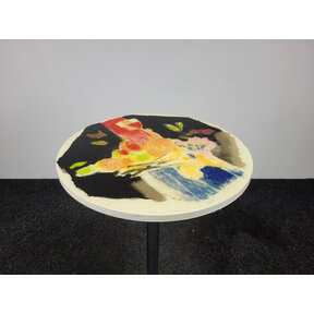 Statafel met Kleurrijk Kunstdesign - Variant 4