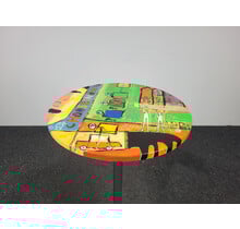 Statafel met Kleurrijk Kunstdesign - Variant 5
