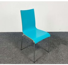 Kantinestoel Van der Sluis - Turquoise (B)