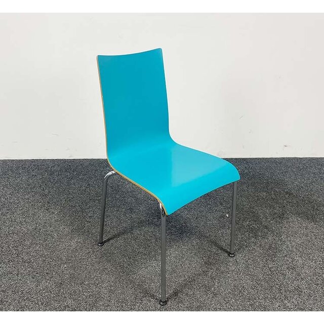 Van der Sluis Kantinestoel Turquoise
