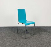Kantinestoel Van der Sluis - Turquoise (B)