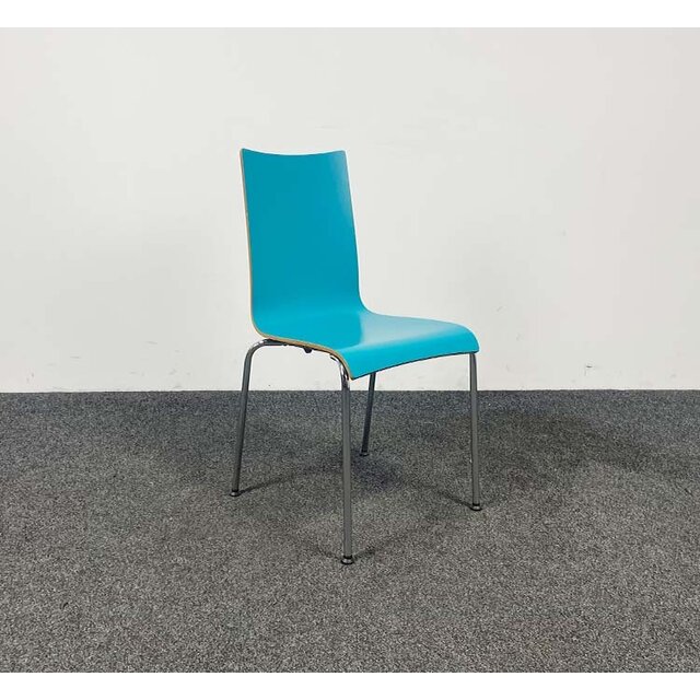 Kantinestoel Van der Sluis - Turquoise (B)