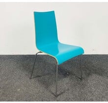 Kantinestoel Van der Sluis - Turquoise (C)