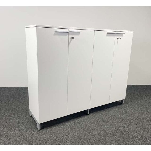 Vepa Kantoorkast - Wit | 129 x 160 x 44 cm