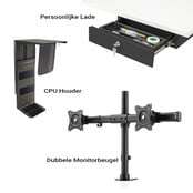 Premium Zit-Sta Bureau - Elektrisch Verstelbaar | 120 x 80 cm