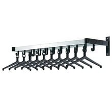 Wandkapstok met 10 Kledinghangers en Hoedenplank – 100 cm breed