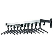 Wandkapstok - 10 Hangers en 9 Haken – 100 cm breed