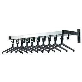 Wandkapstok - 10 Hangers en 9 Haken – 100 cm breed
