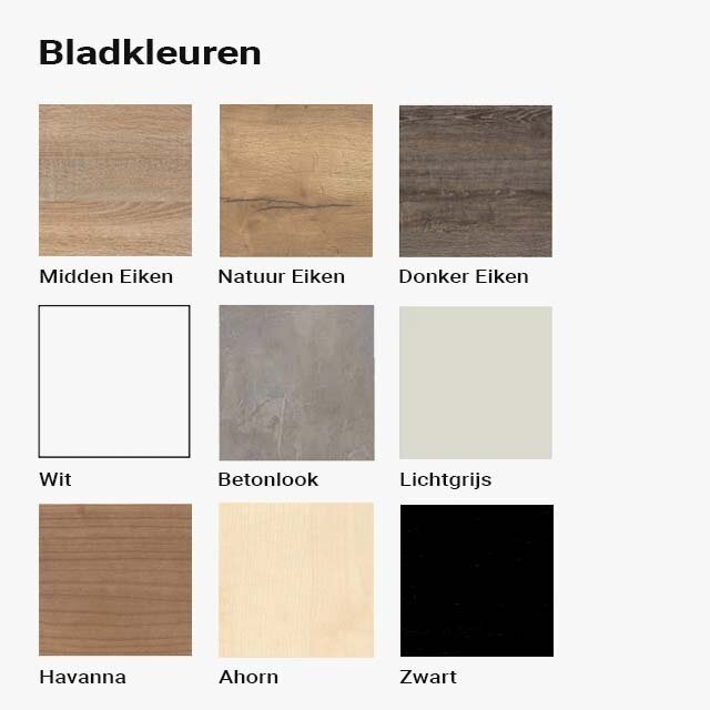 Vergadertafel V-Leg Recht | 160 x 80 cm