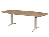 Vergadertafel Verstelbaar - Deens Ovaal | 240 x 120 cm