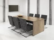 Vergadertafel Manager - Midden Eiken | 220 x 100 cm