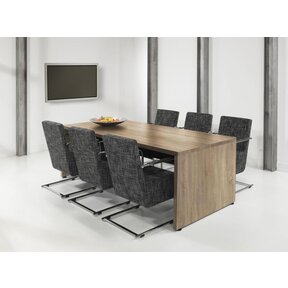 Vergadertafel Manager Midden Eiken  220x100 cm