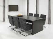 Vergadertafel Manager Donker Eiken  220x100 cm Vergadertafel Manager Donker Eiken  220x100 cm