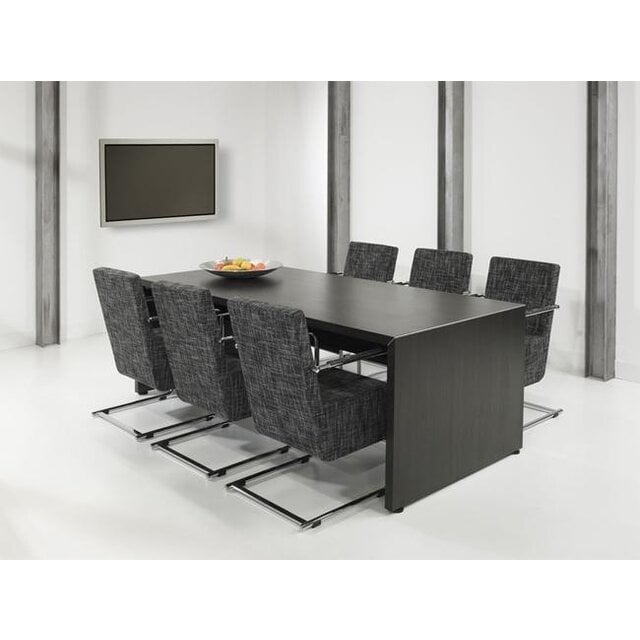 Vergadertafel Manager Donker Eiken  220x100 cm Vergadertafel Manager Donker Eiken  220x100 cm