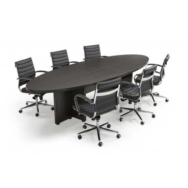 Vergadertafel Manager Ovaal - Donker Eiken | 320 x 120 cm