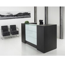 Receptiebalie Manager - Donker Eiken