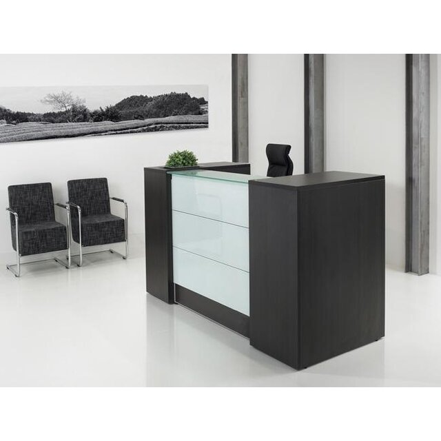 Receptiebalie Manager - Donker Eiken